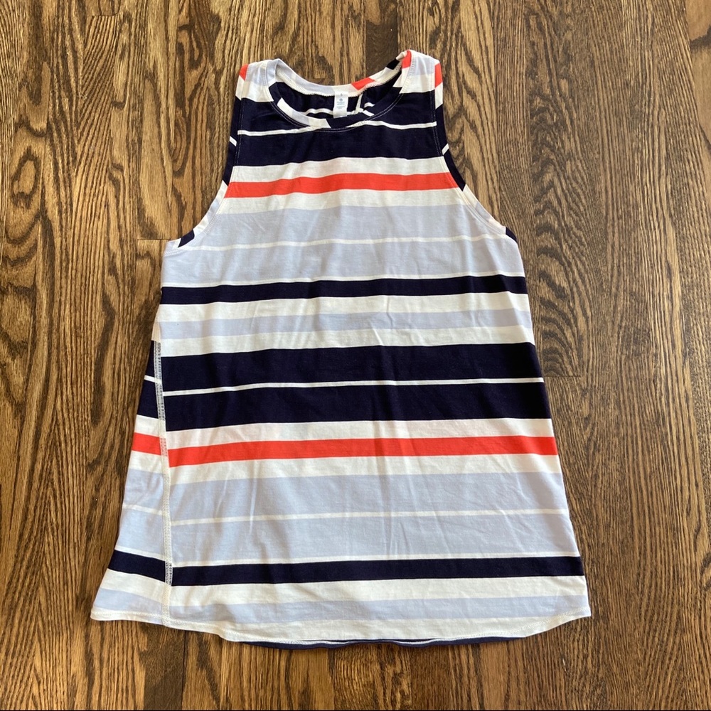 Lululemon All Tied Up Striped Tank Top - Navy, White, Red